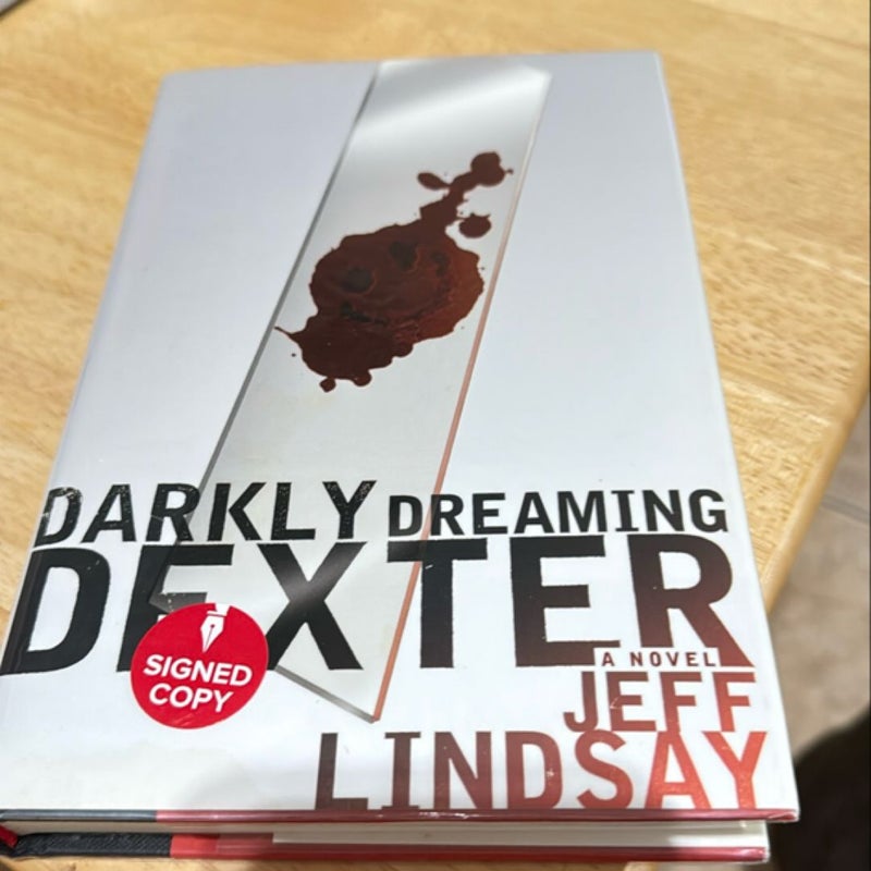 Darkly Dreaming Dexter SIGNED
