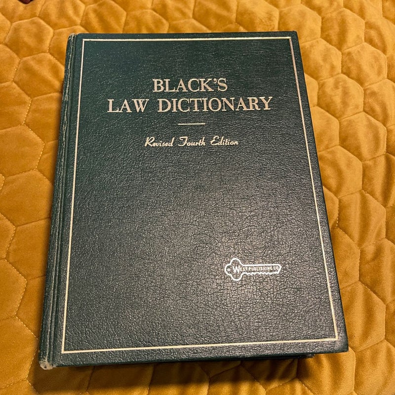 BLACK'S LAW DICTIONARY