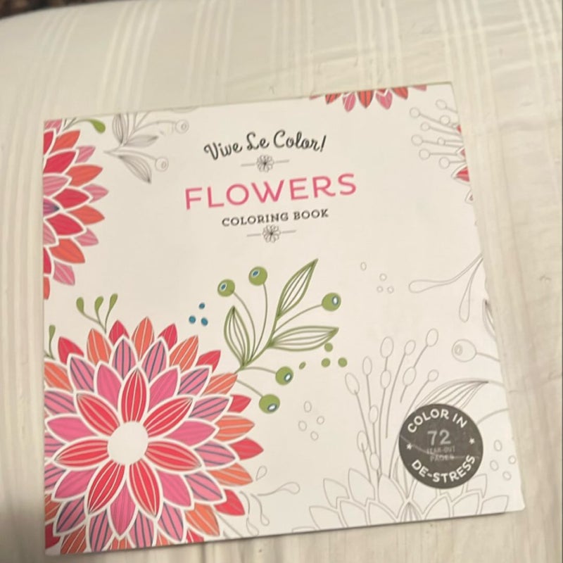 Vive le Color! Flowers (Adult Coloring Book)