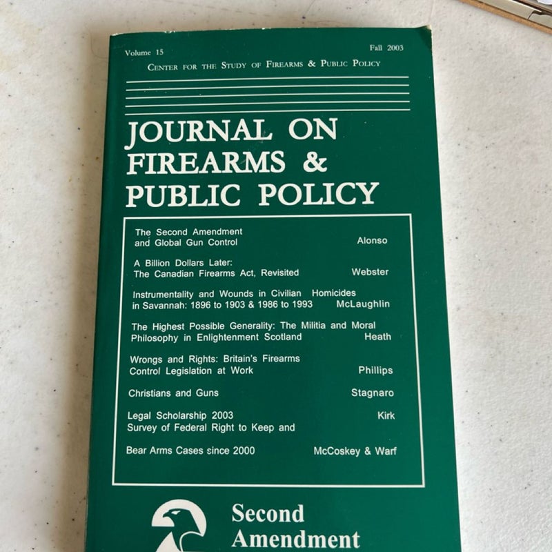 Journal on Firearms & Public Policy 