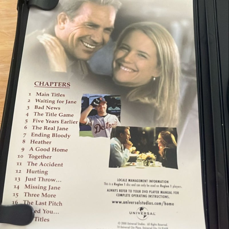 For the Love of the Game DVD