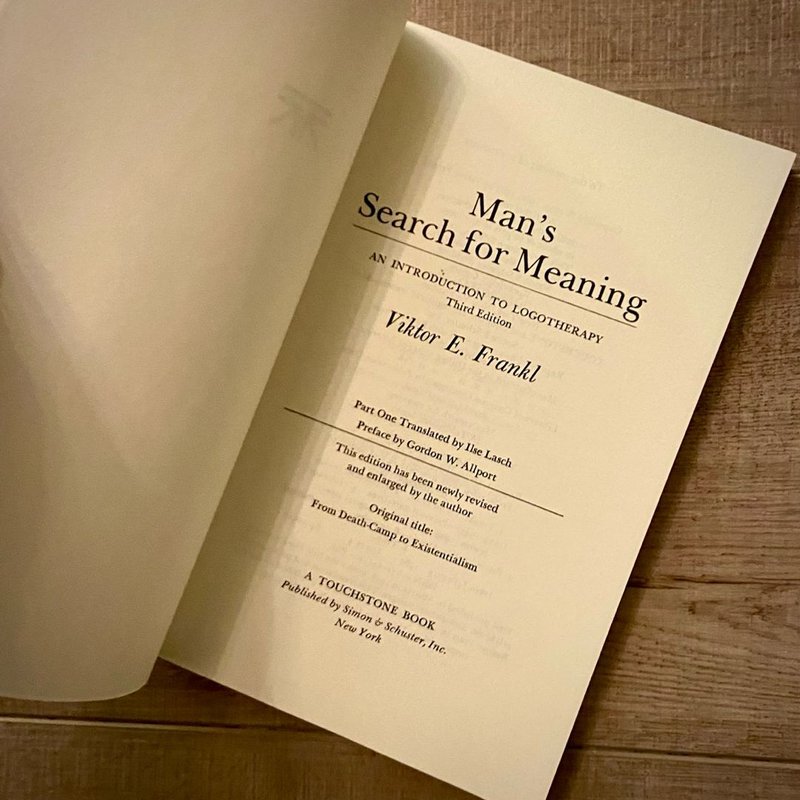 Man's Search for Meaning