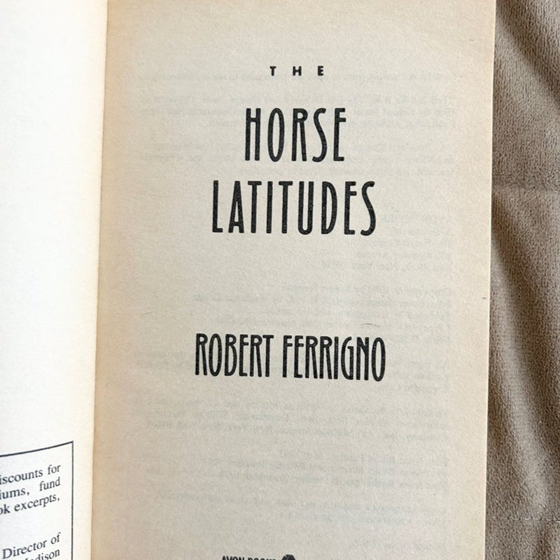 The Horse Latitudes