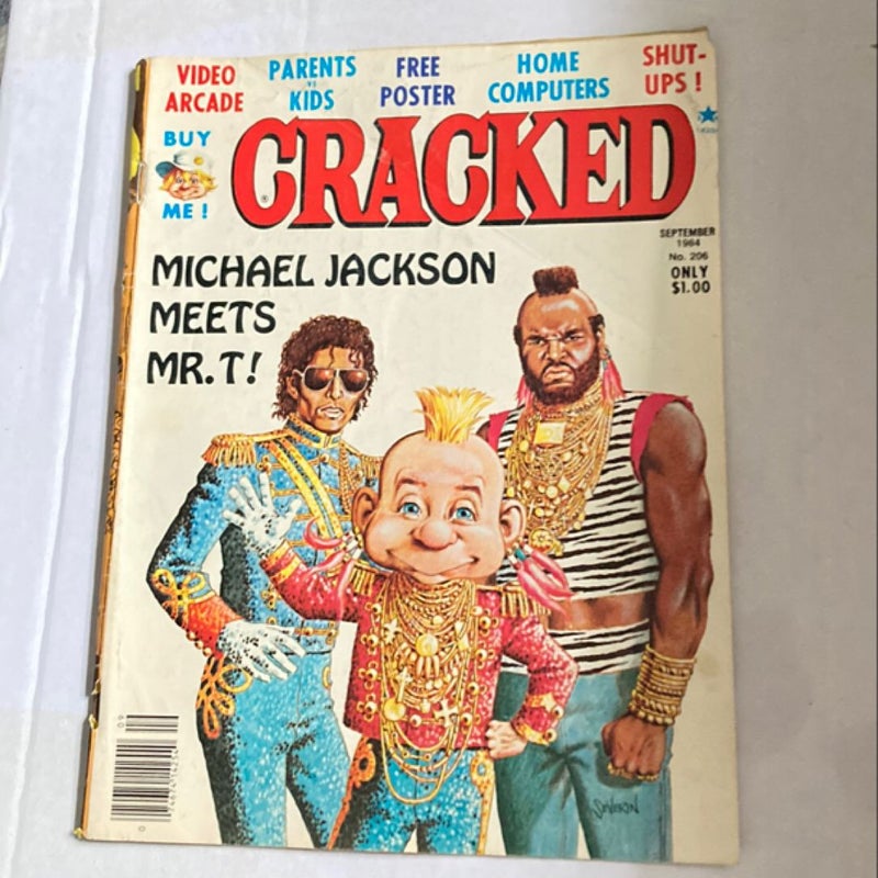 Cracked Magazine #206 Michael Jackson Meets Mr. T