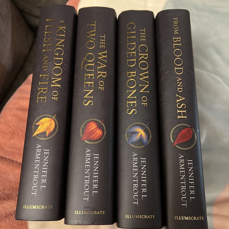 Illumicrate From Blood and Ash Books 1-4