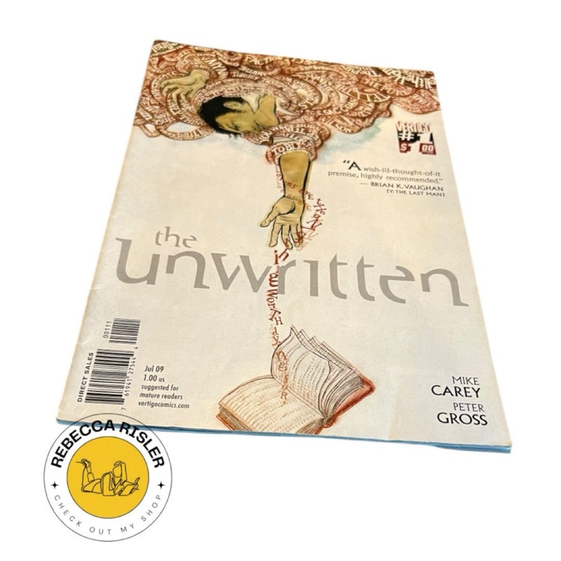 Comic Book: Unwritten #1