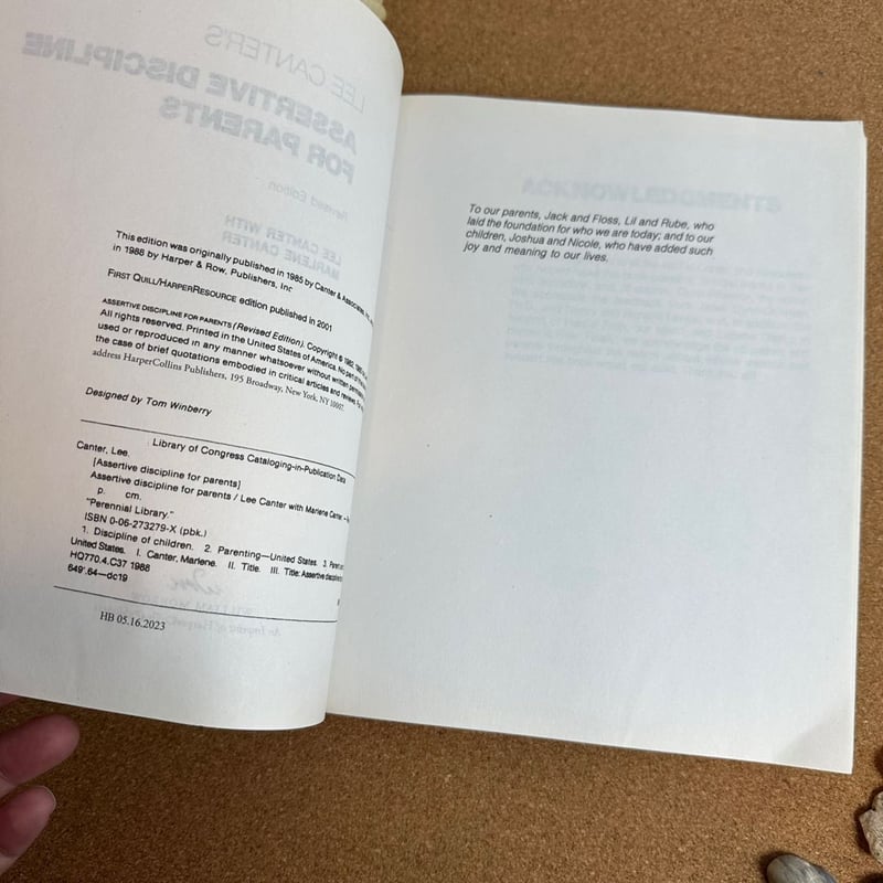 Assertive Discipline for Parents, Revised Edition