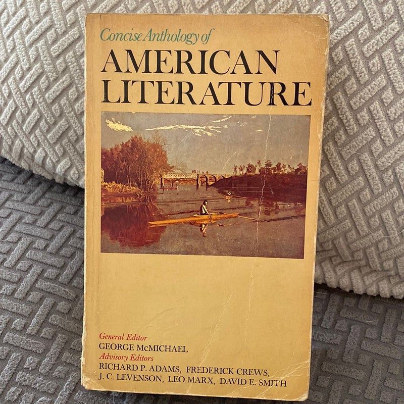 Concise Anthology of American Literature