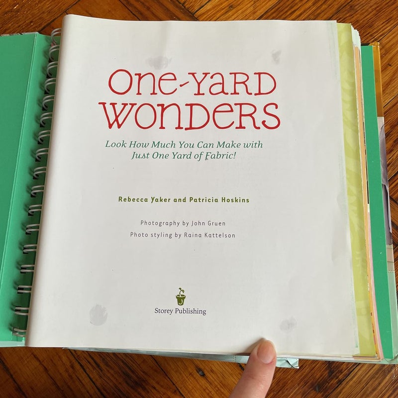 One-Yard Wonders