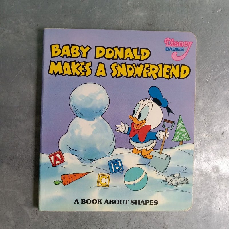 Baby Donald Makes A Snowfriend