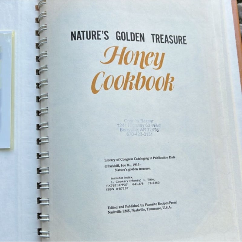 Nature’s Golden Treasure Honey Cookbook