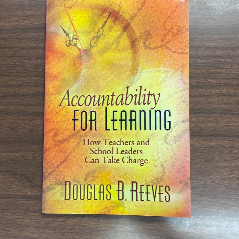 Accountability for Learning