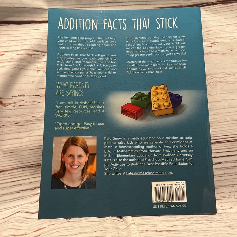 Addition Facts That Stick