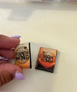 Mini fourth wing and iron flame