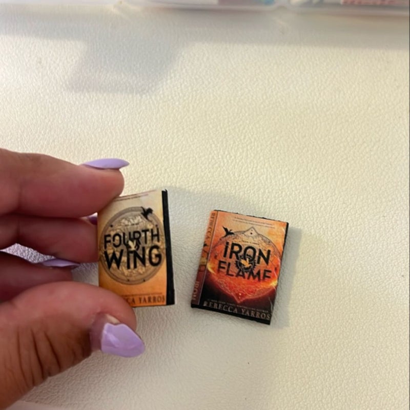 Mini fourth wing and iron flame