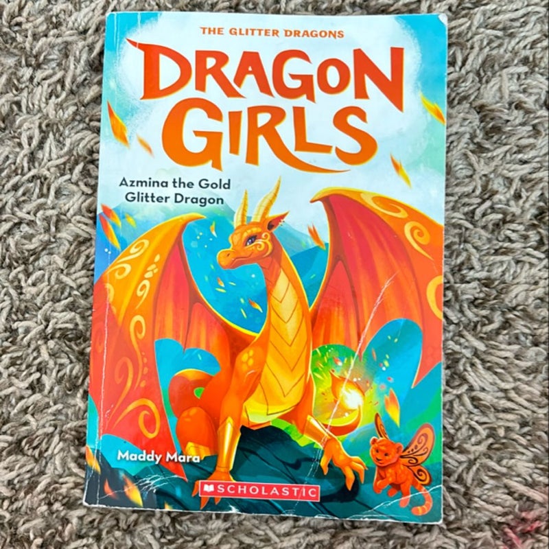 Azmina the Gold Glitter Dragon (Dragon Girls #1)