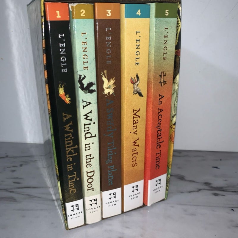 A Wrinkle in Time Quintet, 5 vintage Books Box Set (2007), Madeleine L'Engle - Paperback Many Waters