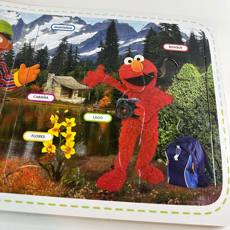 Spanish Plaza Sesamo Los oficios de Elmo Sera Fotografo with Puzzles