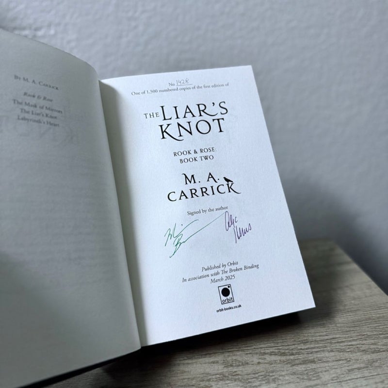 The Mask of Mirrors (SIGNED BY THE AUTHOR BOOKS 1-3)