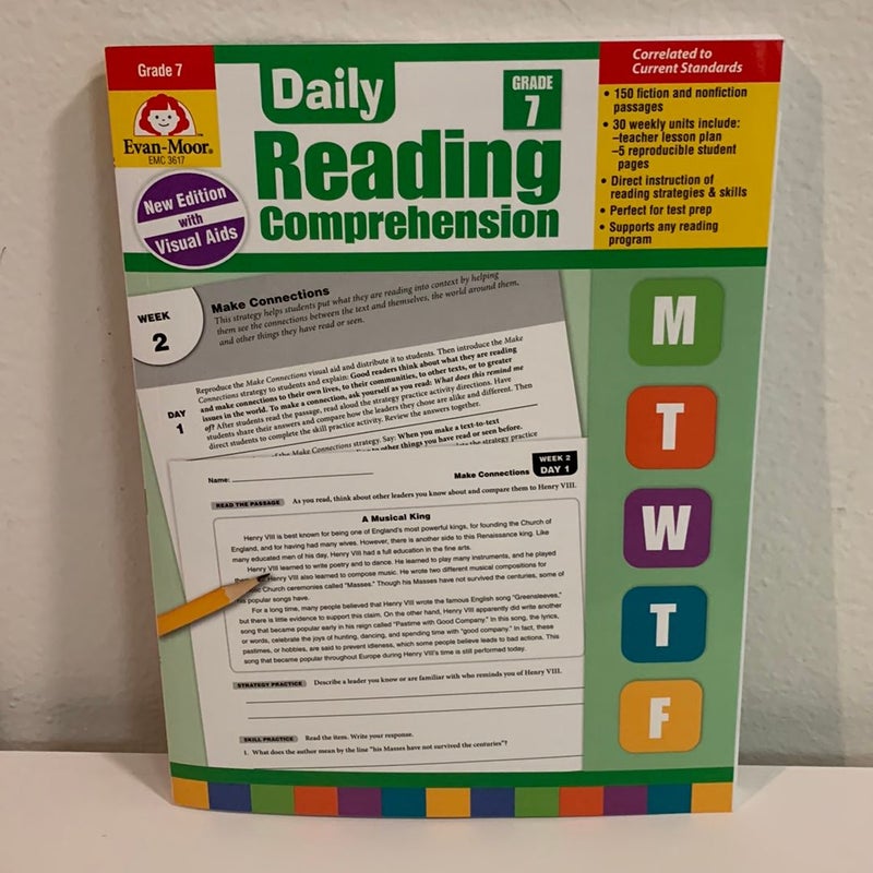 Daily Reading Comprehension, Grade 7