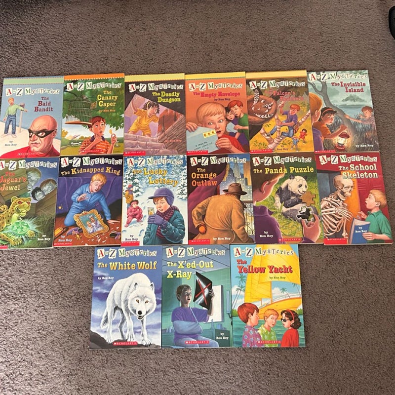 A to Z Mysteries: Lot of 15