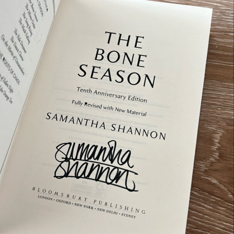 The Bone Season SIGNED