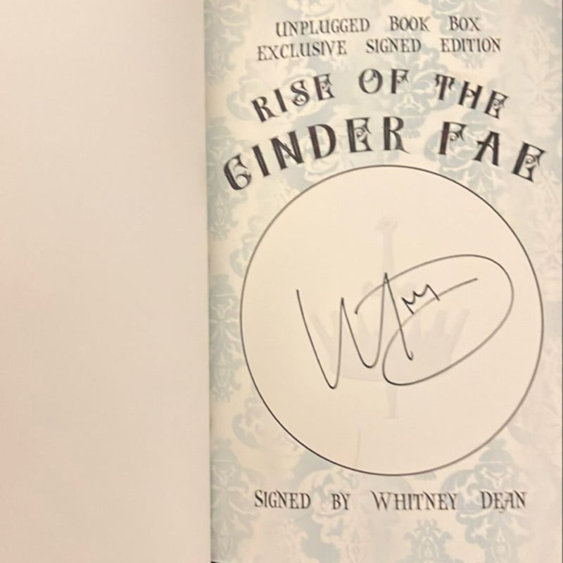Rise of the Cinder Fae SIGNED