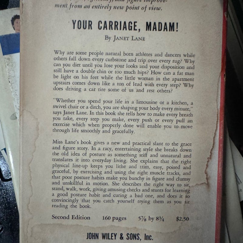 Your carriage, madam!: A guide to good posture,