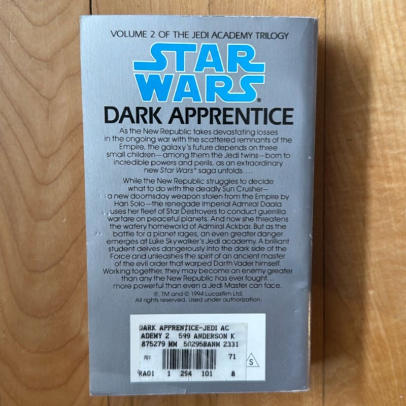 Dark Apprentice: Star Wars Legends (the Jedi Academy)