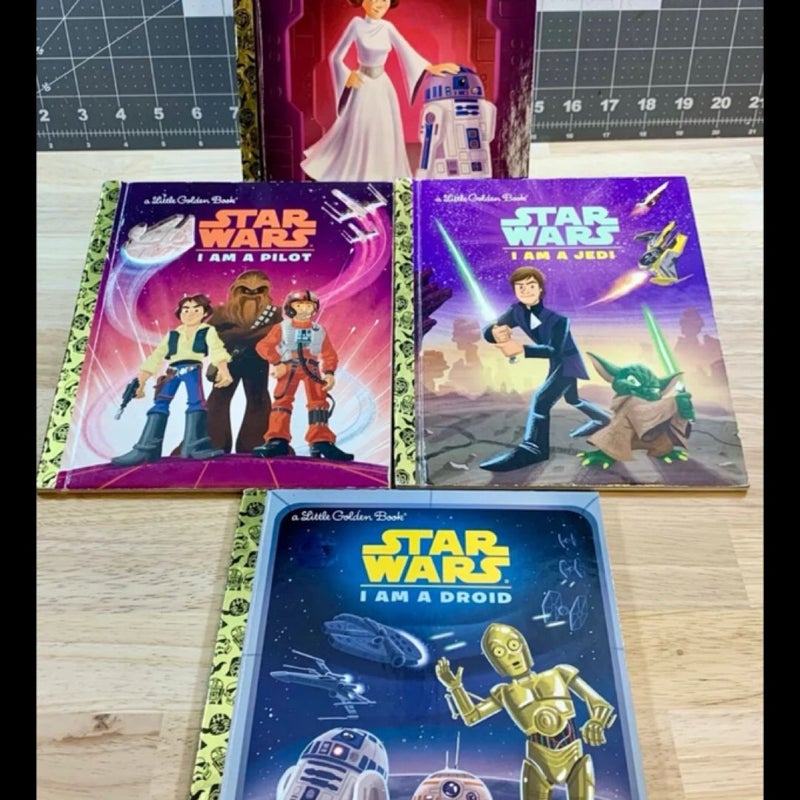 Golden Book - Disney - Star Wars - " I Am A..." - 4 Book Bundle