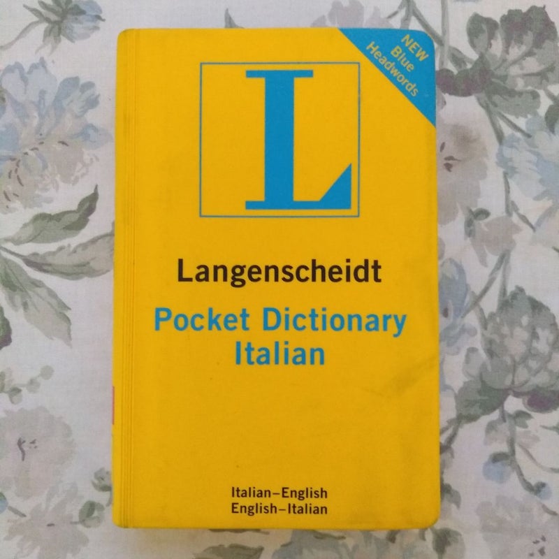 Langenscheidt Pocket Dictionary Italian