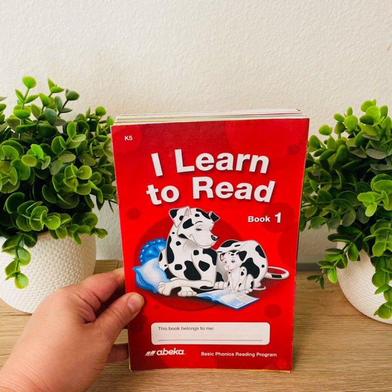 Abeka K5 I Learn to Read, I Do Read, and I Can Read Well 