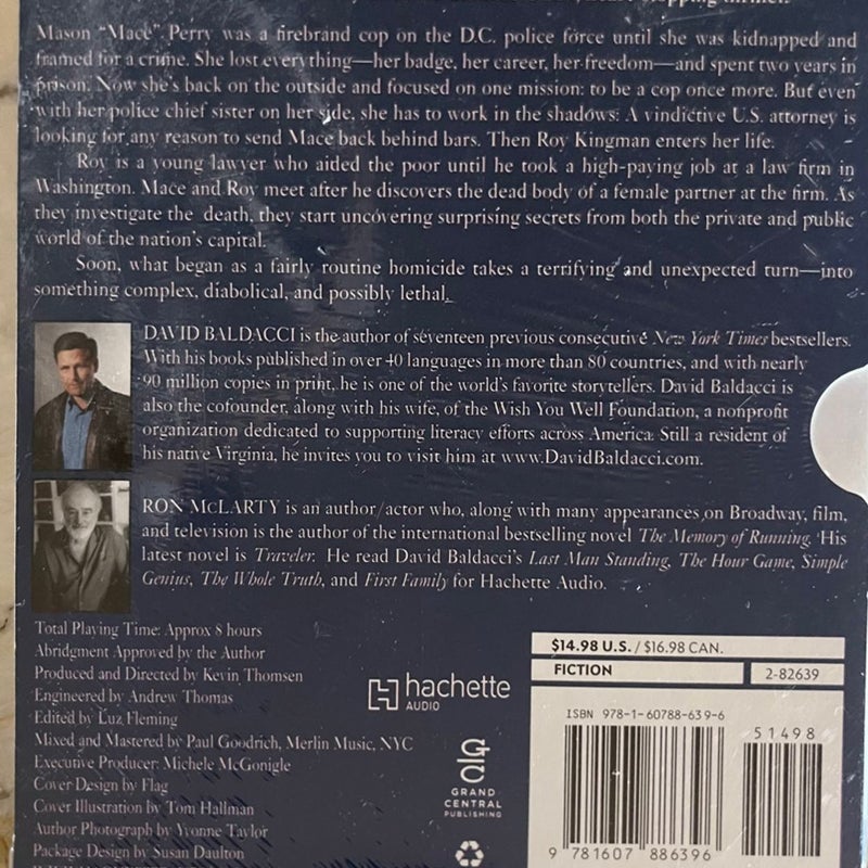 NIB David Baldacci Audio Books - 4 in All