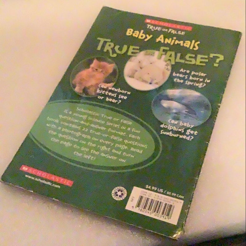 Baby Animals (Scholastic True or False)