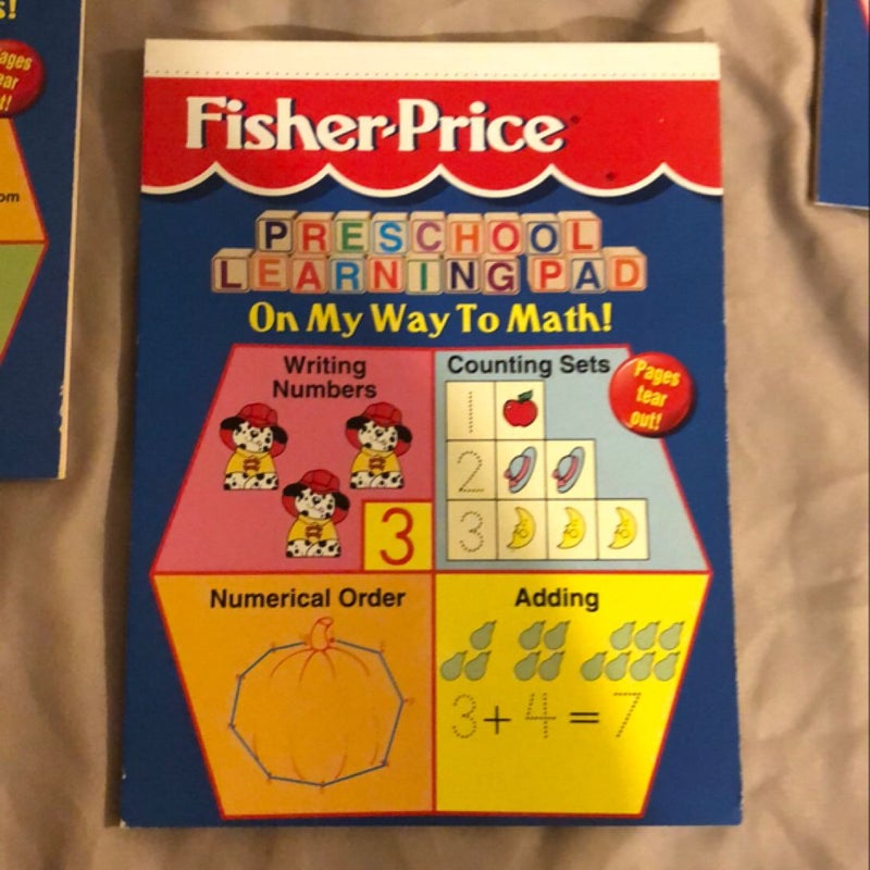 4 Preschool Workbooks