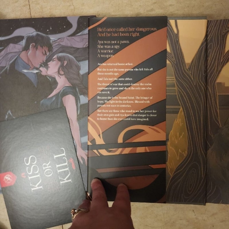 The Curse of Saints and Sins (Book 1 & 2)- Fairyloot Editions