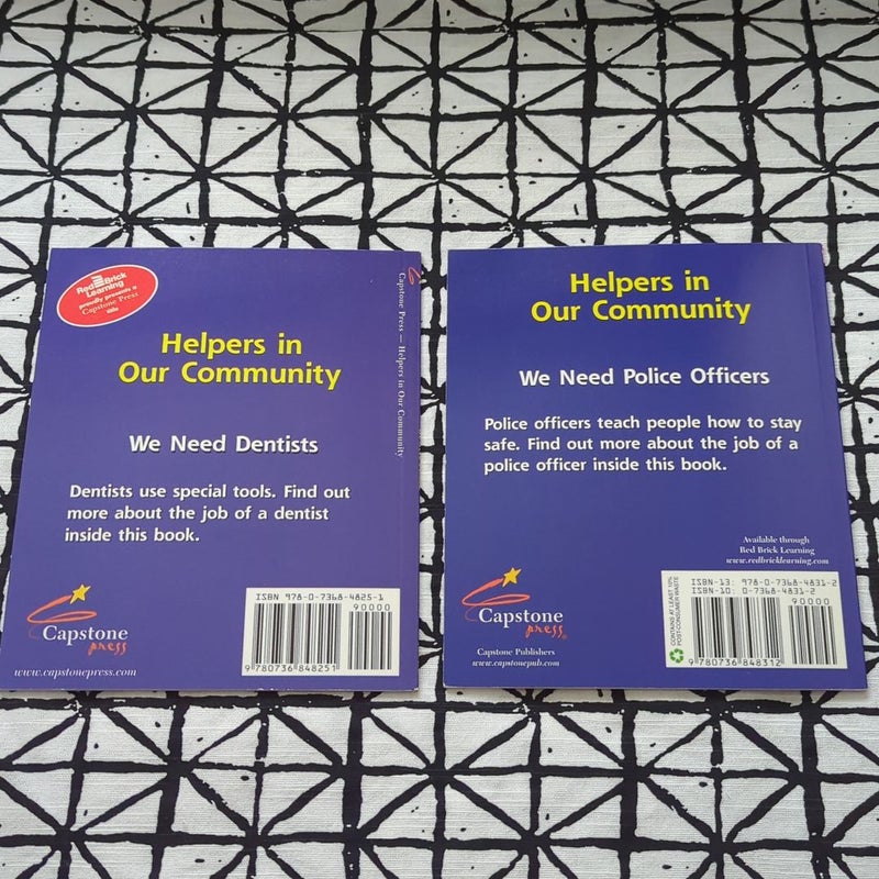 We Need... Community Helpers Series- Set of 6 Books Bundle