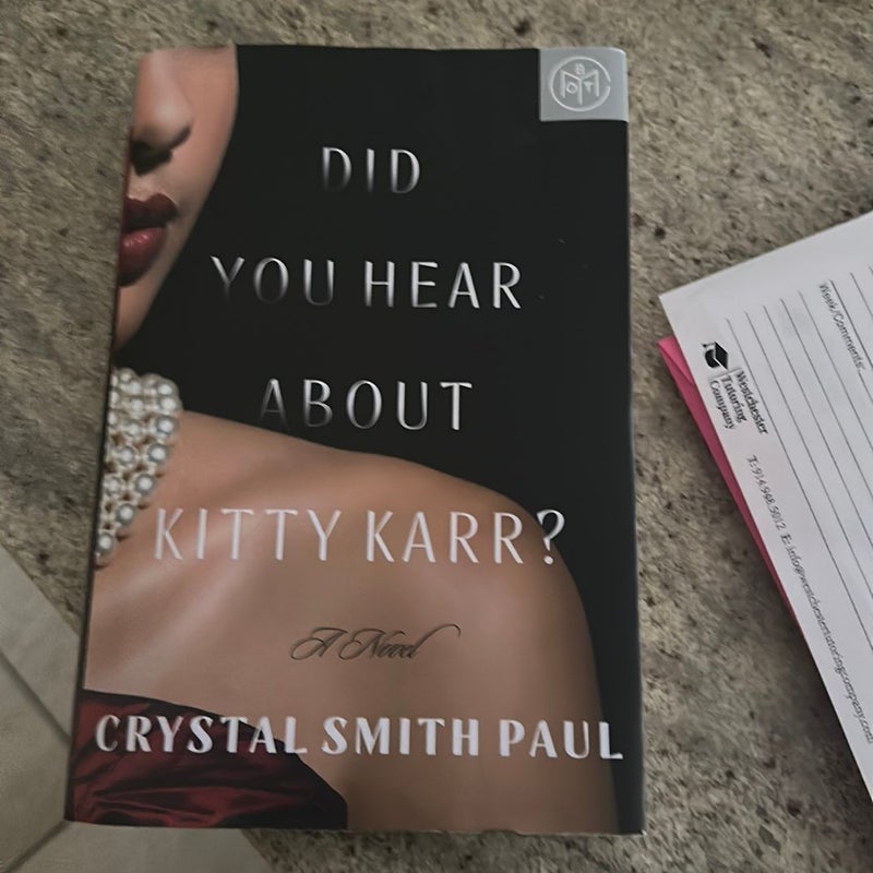 Did you hear about Kitty Karr?