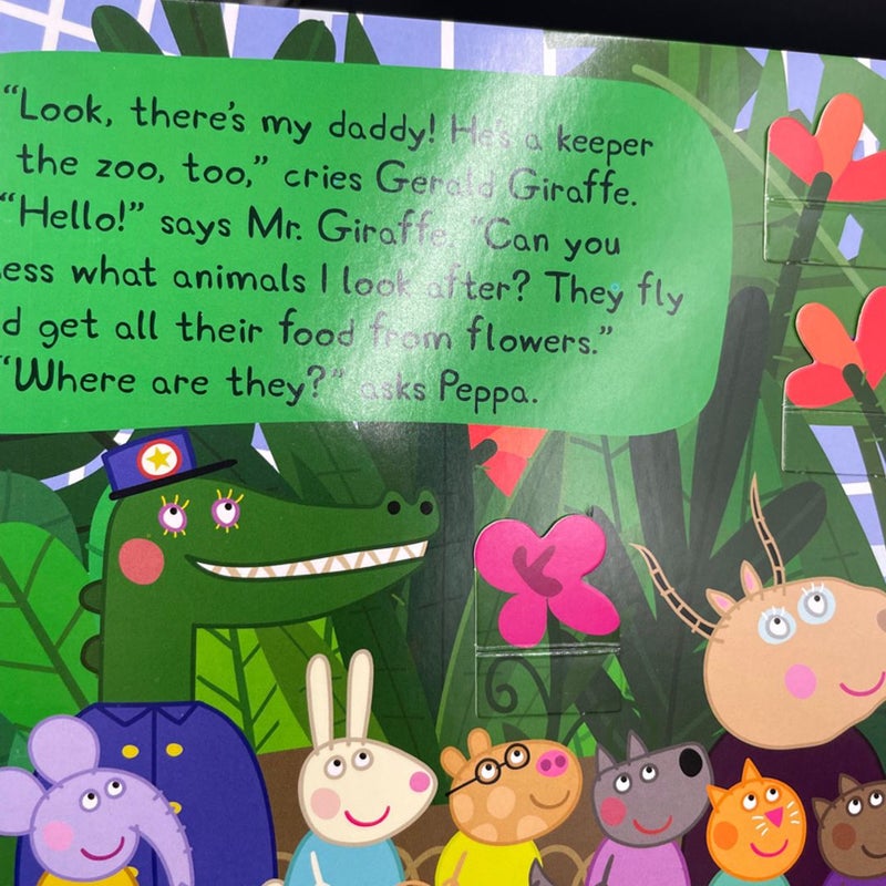 Peppa pig Peppa goes to the zoo childrens board book