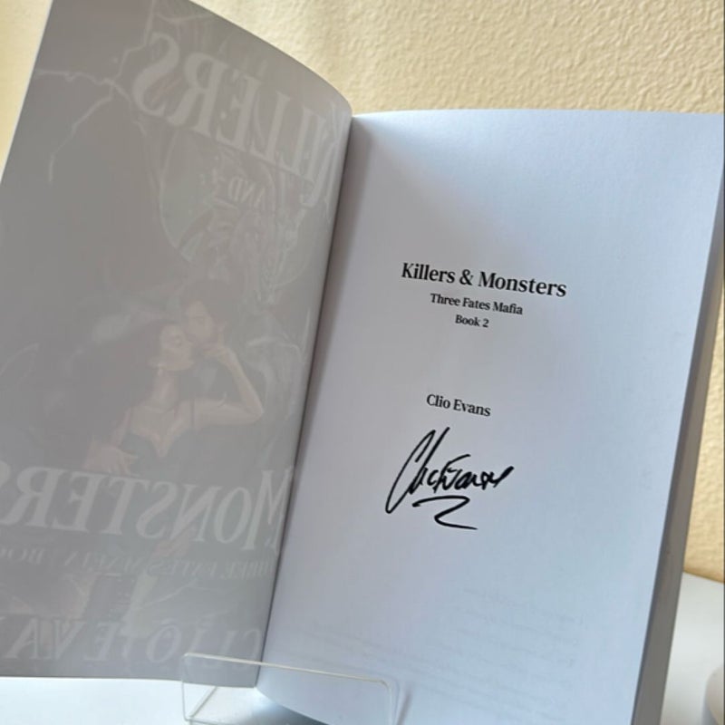 HAND SIGNED Killers and Monsters: a Monster Mafia Romance