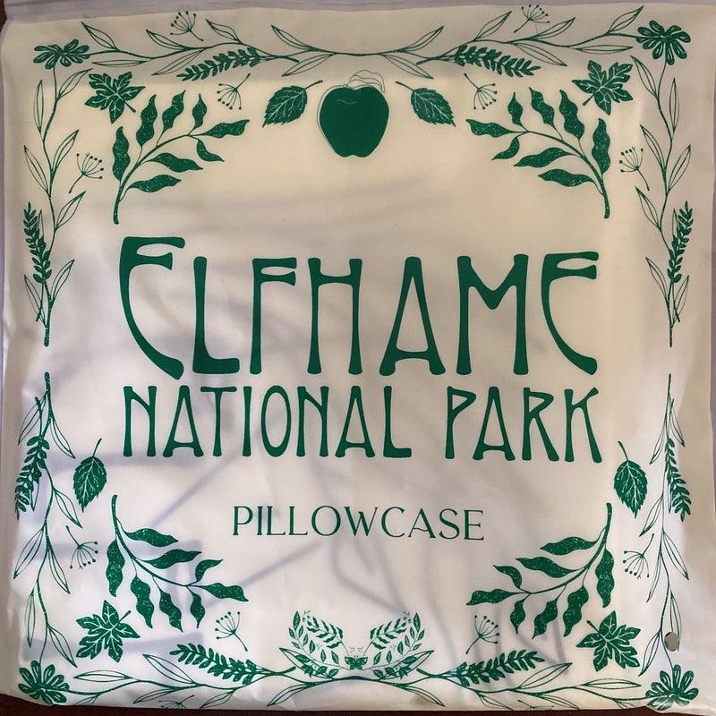 Bookish box- elfhame national park pillowcase 