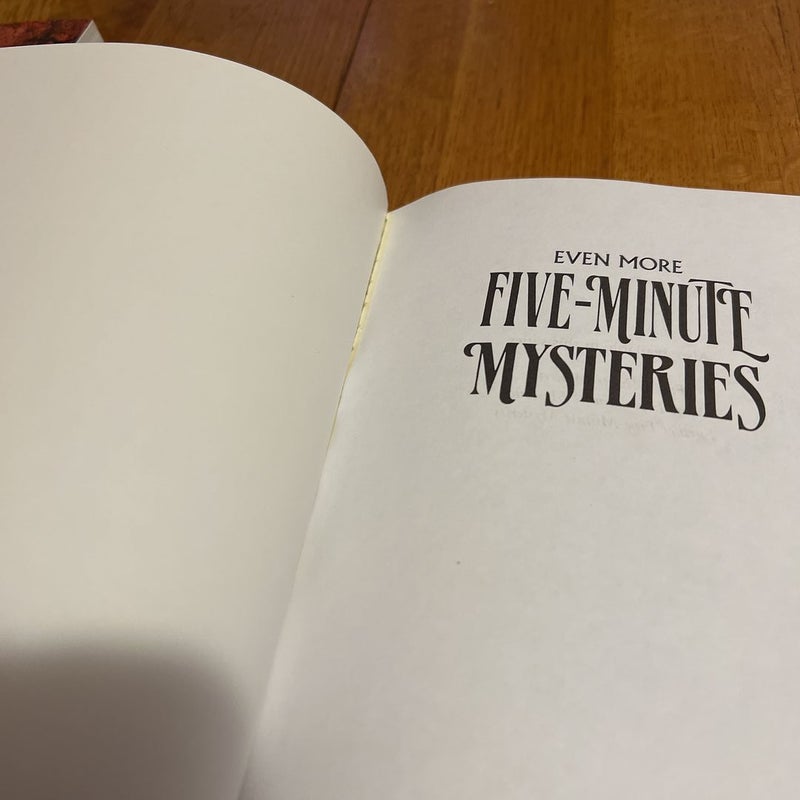 Even More Five-Minute Mysteries