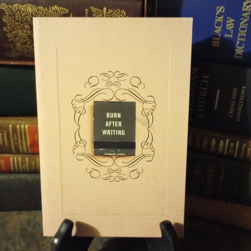 Burn after Writing (Pink)