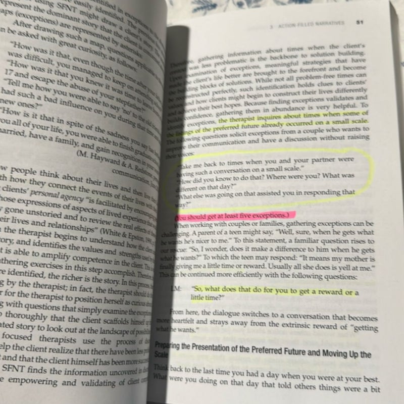 Solution Focused Narrative Therapy