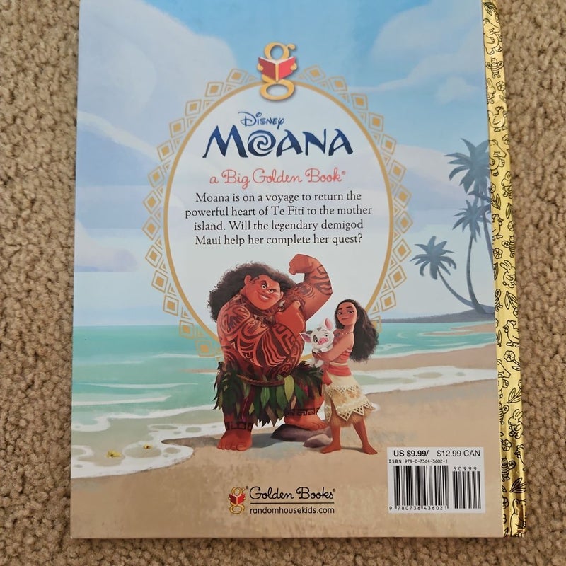 Moana Big Golden Book (Disney Moana)