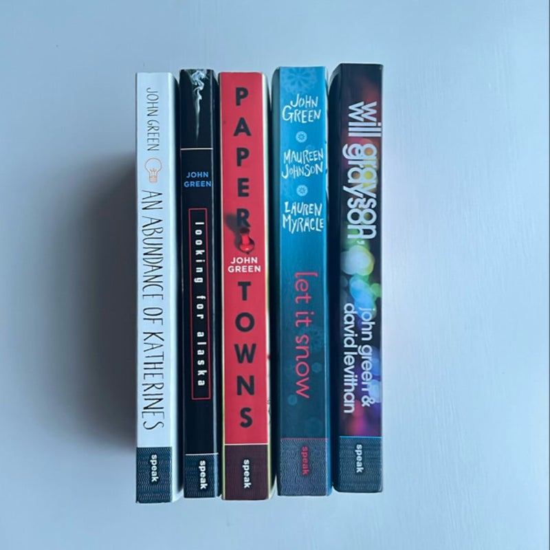 John Green 5 Book Bundle