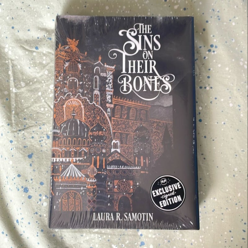 Owlcrate SIGNED The Sins on Their Bones