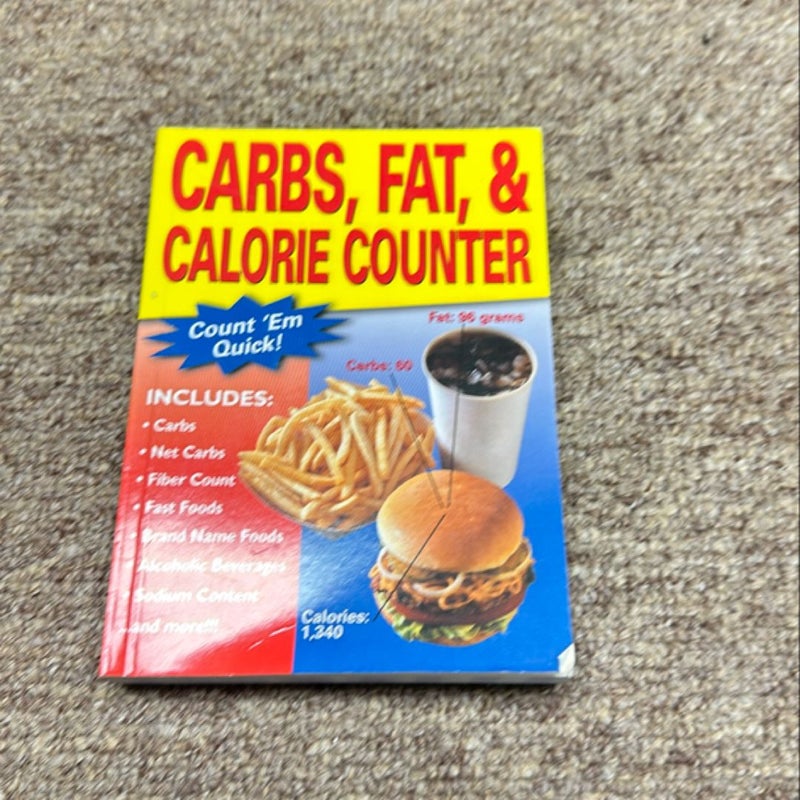 Carbs, Fat, and Calorie Counter