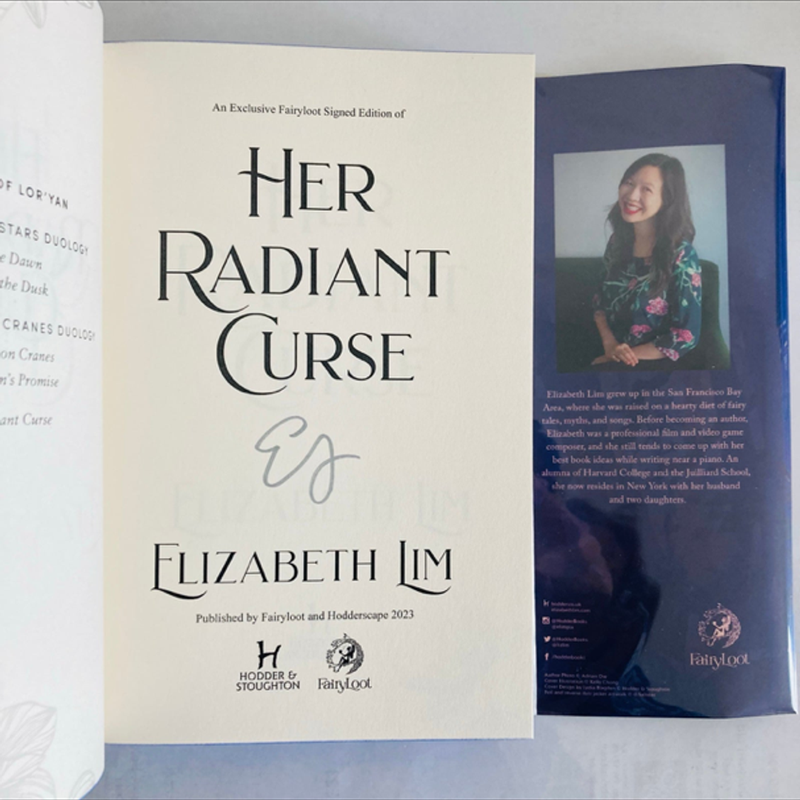 Her Radiant Curse & The Dragon’s Promise Fairyloot Exclusive HAND SIGNED Editions