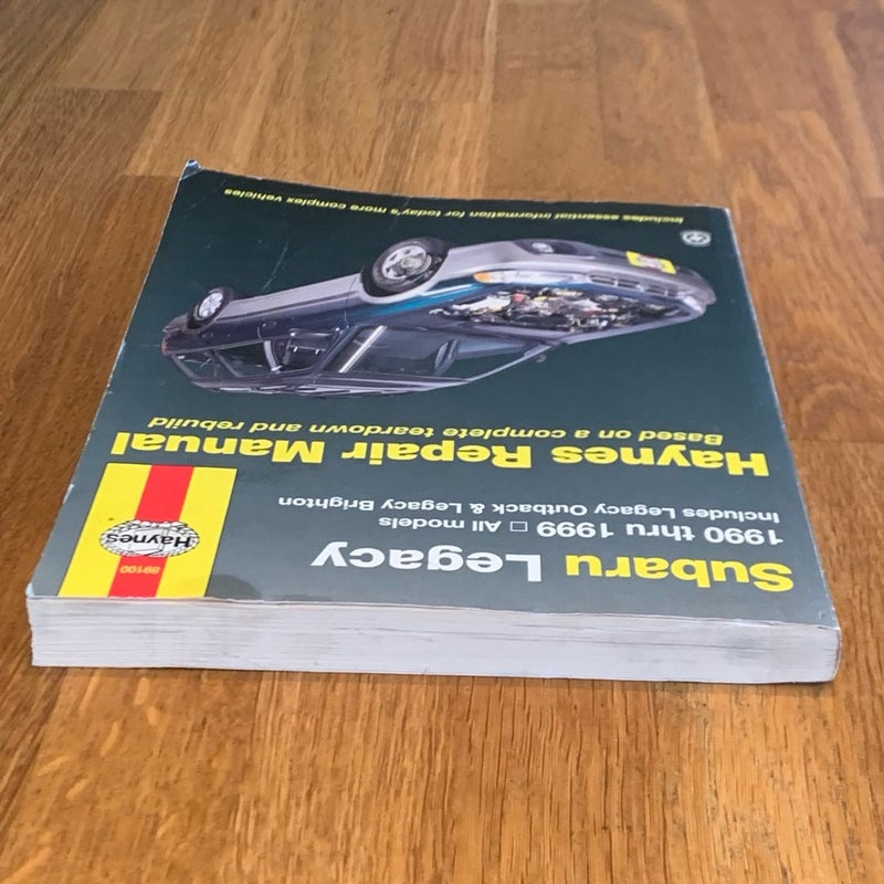 Haynes Manual for Subaru Legacy 1990 Thru 1999